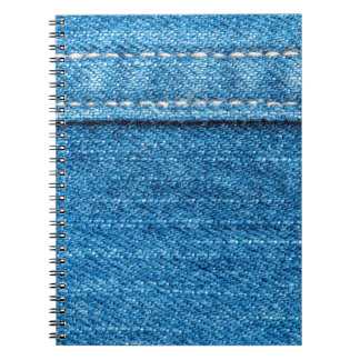 Blue jeans texture background. notebook