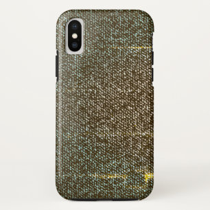 Blue Jeans Texture (grunge) iPhone X Case