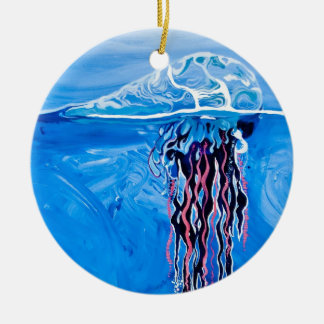 Blue Jellyfish Ornament