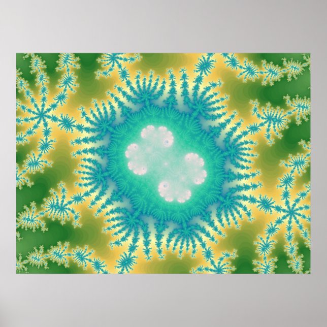 Blue Jellyfish (Print) Poster (Front)