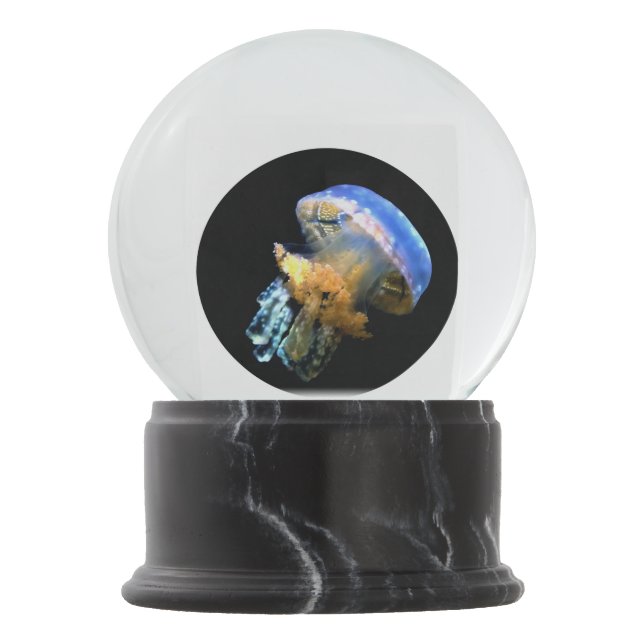 Blue Jellyfish Snow Globe (Front)