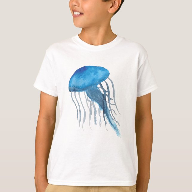 Blue Jellyfish T-Shirt (Front)