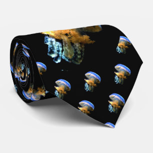 Blue Jellyfish Tie
