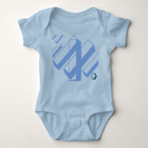 BLUE Jersey BABY Bodysuit UNISEX / mmetropolim