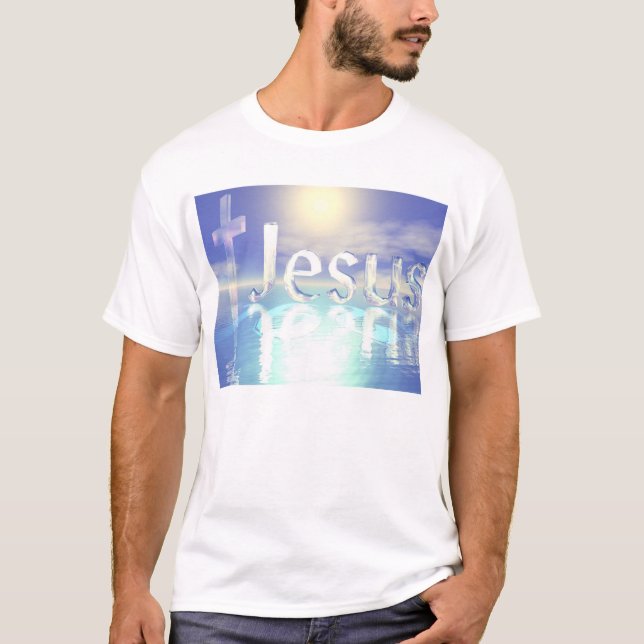 Blue Jesus T-Shirt (Front)