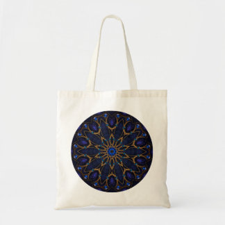 Blue Jewel Kaleidoscope Tote Bag