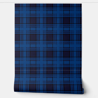 Blue Jewel Tartan Plaid Wallpaper