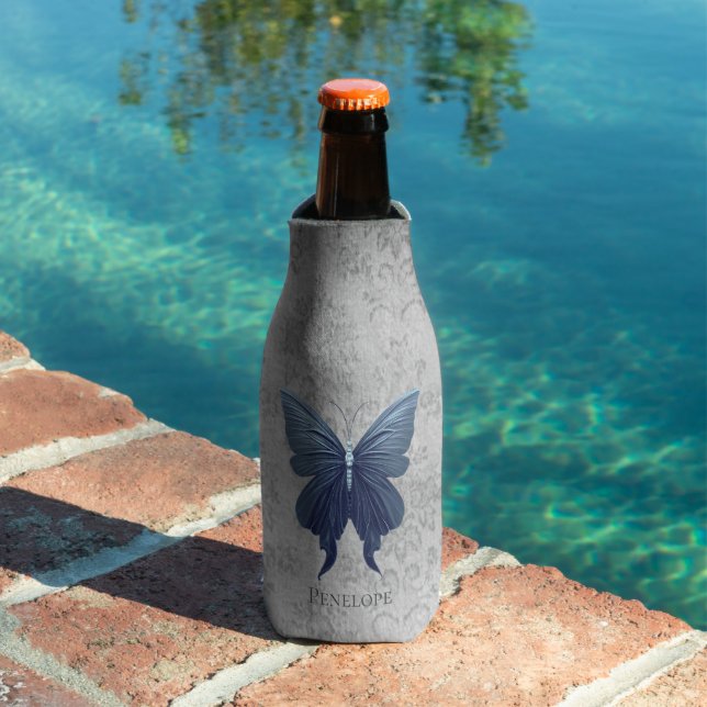 Blue Jewelled Butterfly Bottle Cooler (In Situ Pool)