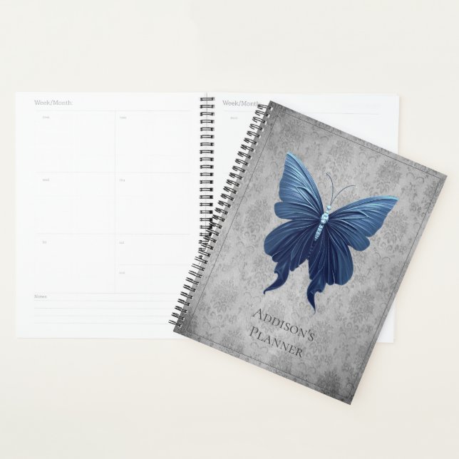 Blue Jewelled Butterfly Planner (Display)