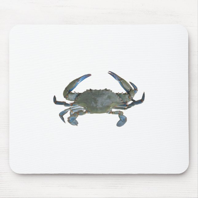 Blue "Jimmy" Crab Mouse Mat (Front)