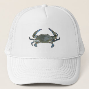 Blue "Jimmy" Crab Trucker Hat