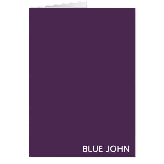 Blue John purple color name (Front)