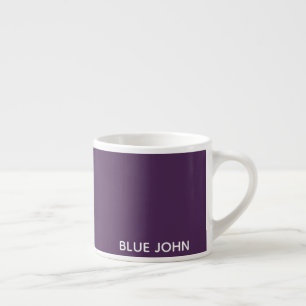 Blue John purple color name Espresso Cup