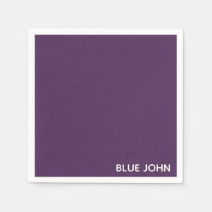 Blue John purple color name Napkin