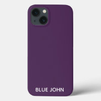 Blue John purple colour name Case-Mate iPhone Case