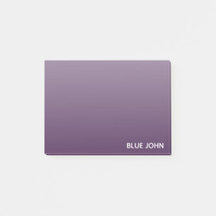 Blue John purple colour name Post-it Notes