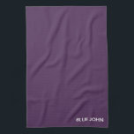 Blue John purple colour name Tea Towel<br><div class="desc">Blue John purple colour name</div>