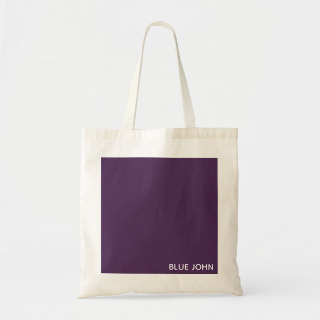 Blue John purple colour name Tote Bag (Front)