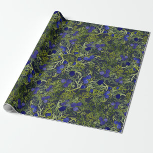 Blue Juniper berry Wrapping Paper