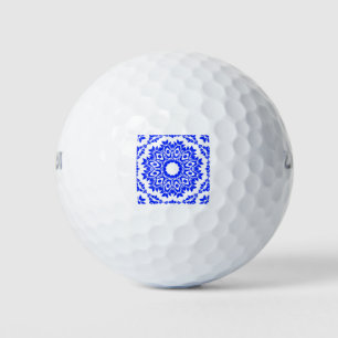 Blue Kaleidoscope Golf Balls