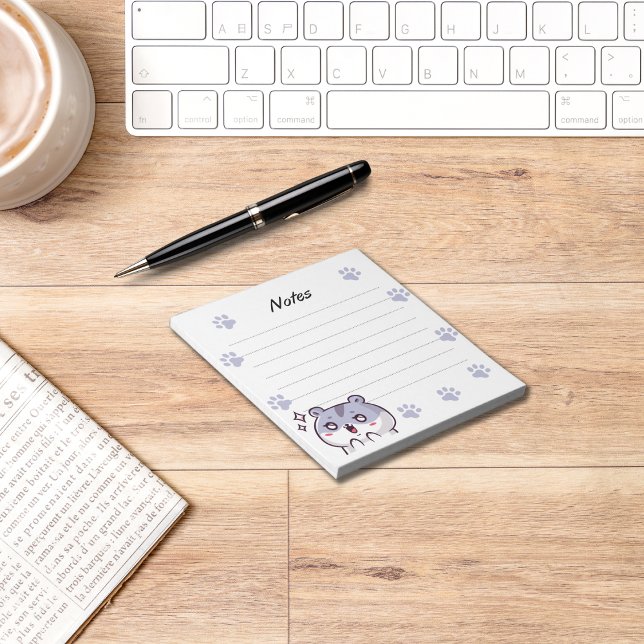 blue kawaii notepad (Creator Uploaded)