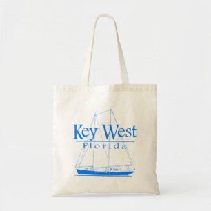 Blue Key West Sailing Tote Bag