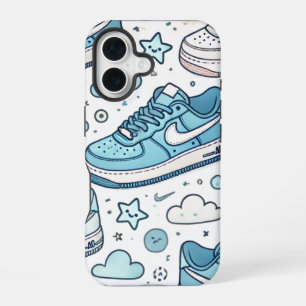Blue Kicks iPhone Case