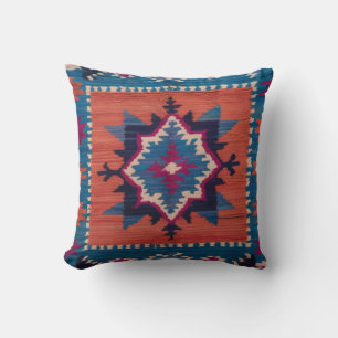 Blue Kilim Throw Pillows: Stylish Comfort for Ever Cushion