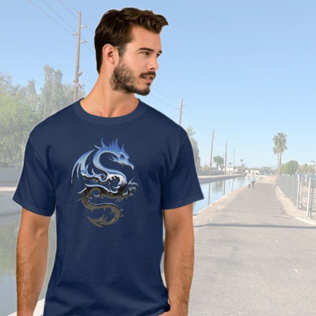 Blue King Dragon T-Shirt (Creator Uploaded)