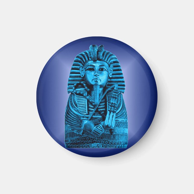 Blue King Tut #2 Magnet (Front)