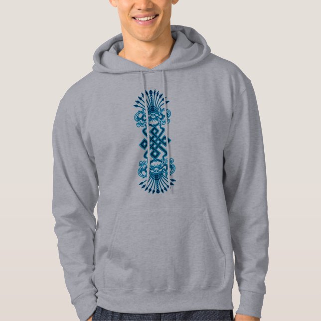 Blue Kirttmukha Hoodie (Front)