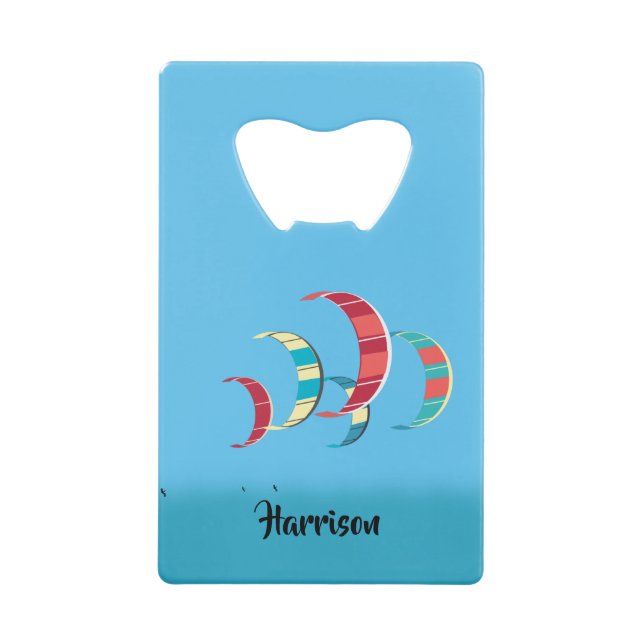 Blue Kite Surfing  (Front)