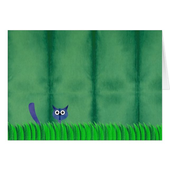 BLUE KITTY Card (Front Horizontal)