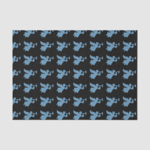 Blue Knit Angel Ugly Merry Christmas Sweater Tissue Paper
