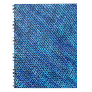 Blue Knitting Notebook