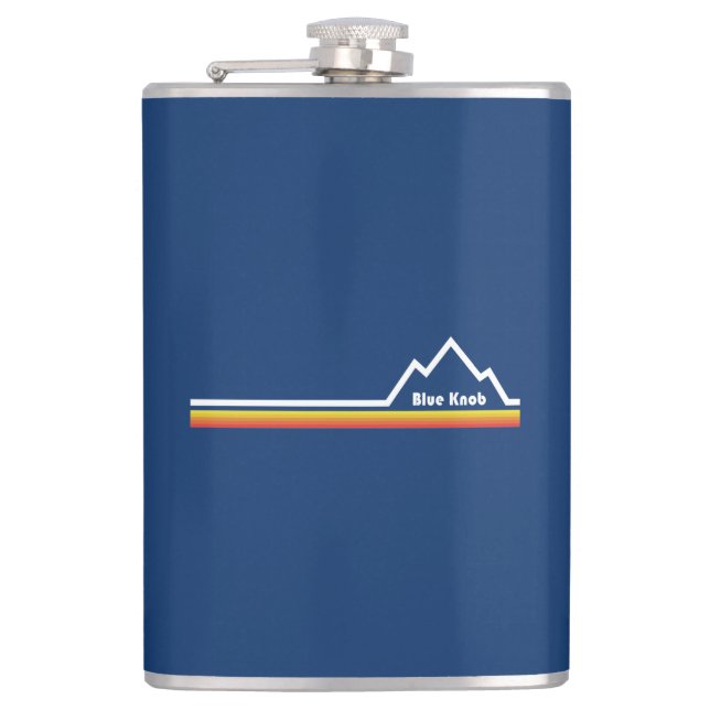 Blue Knob Pennsylvania Hip Flask (Front)