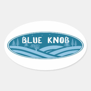 Blue Knob Pennsylvania Outdoors Oval Sticker