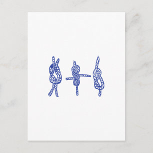 Blue Knots Postcard