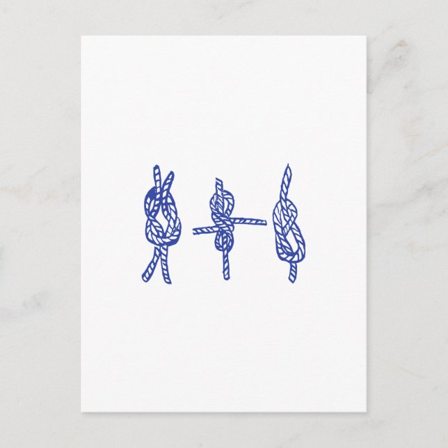 Blue Knots Postcard (Front)