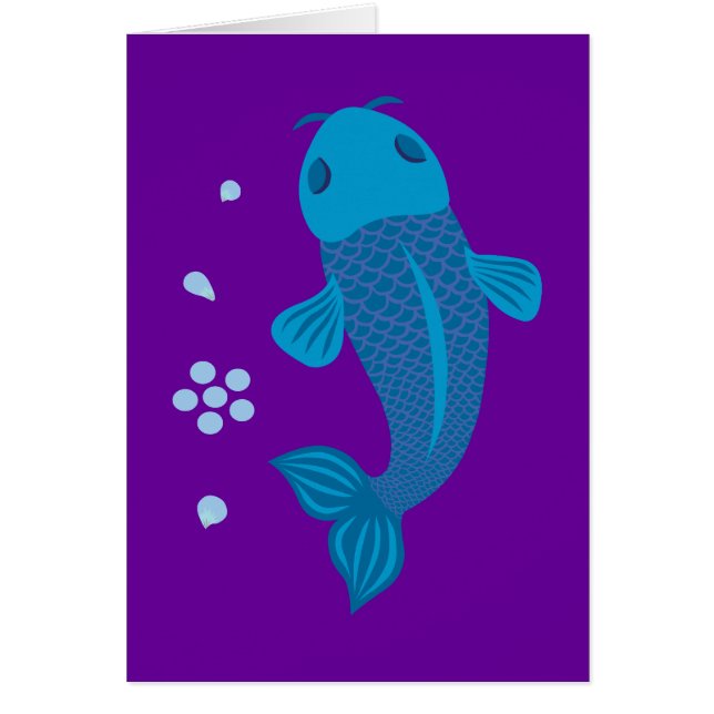 Blue Koi Fish (Front)