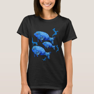 Blue Koi Fish Trio T-Shirt