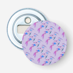 Blue Koi Pattern Editable Bottle Opener