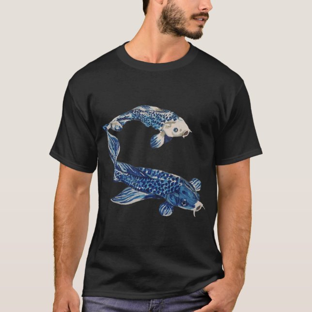 Blue Koi T-Shirt (Front)
