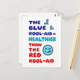 Blue Kool-Aid POSTCARD