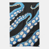 Kitchen Towels Set Octopus Tentacles Tentacles Dish Towel Marine