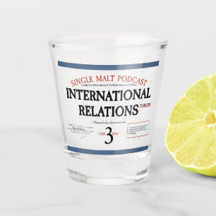 "Blue Label" Whiskey & IR Theory Shot Glass