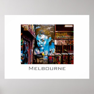 Blue Lady, Melbourne Poster