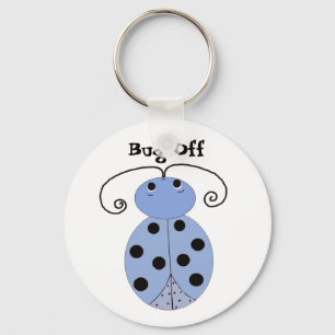Blue Ladybug - Bug Off Key Ring
