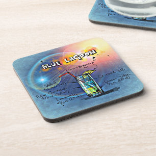 Blue Lagoon (#12 of 12 Drink Recipe Sets)          Coaster