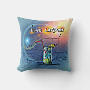 Blue Lagoon (#12 of 12 Drink Recipe Sets)          Cushion